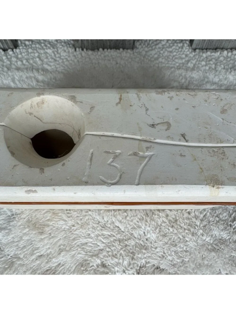 Vintage 1964 Duncan Ceramic Products Ceramic Slip Casting Mold DM-137 LYING DOWN